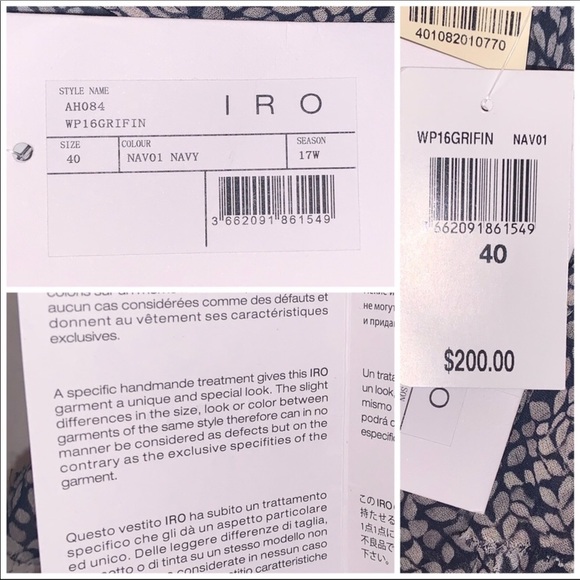 🌟TRR🌟 NWT IRO Grifin Cross-Back Cami - Picture 8 of 10